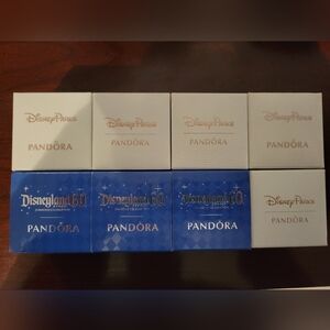 Pandora Disney Parks Jewelry Boxes Featuring Disneyland 60th Anniversary Covers